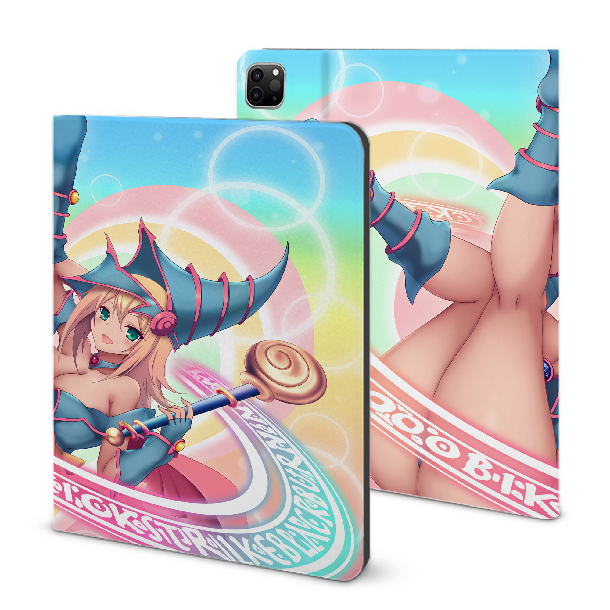（画像用） 遊☆戯☆王 Yu-Gi-Oh! IPad ケース ブック型 PUレザー TPU 耐衝撃 軽量 薄型 ペン収納なし 全面保護 IPad 各モデル対応